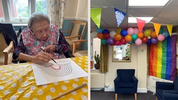 Hornchurch care home Residents celebrate Pride Week